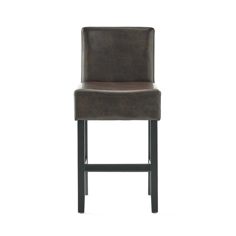 Comfortable Leather Counter Stools Set For Versatile Home Use