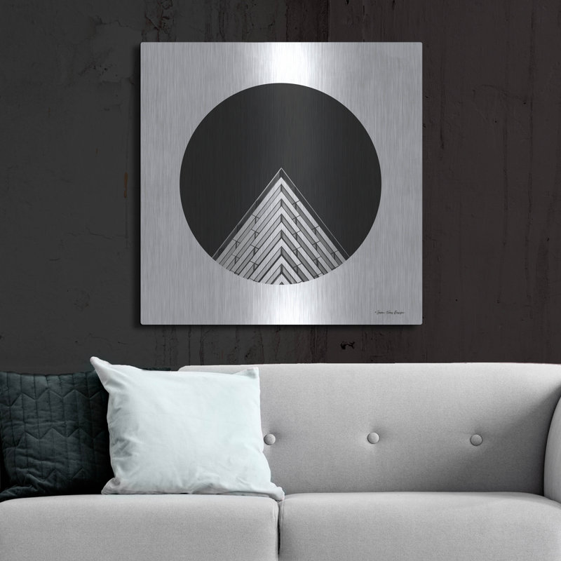 " Triangular Architecture " by Seven Trees Design, 36" H x 36" W