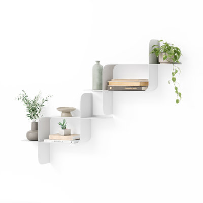 Montage Shelf Metal 2Pk Black