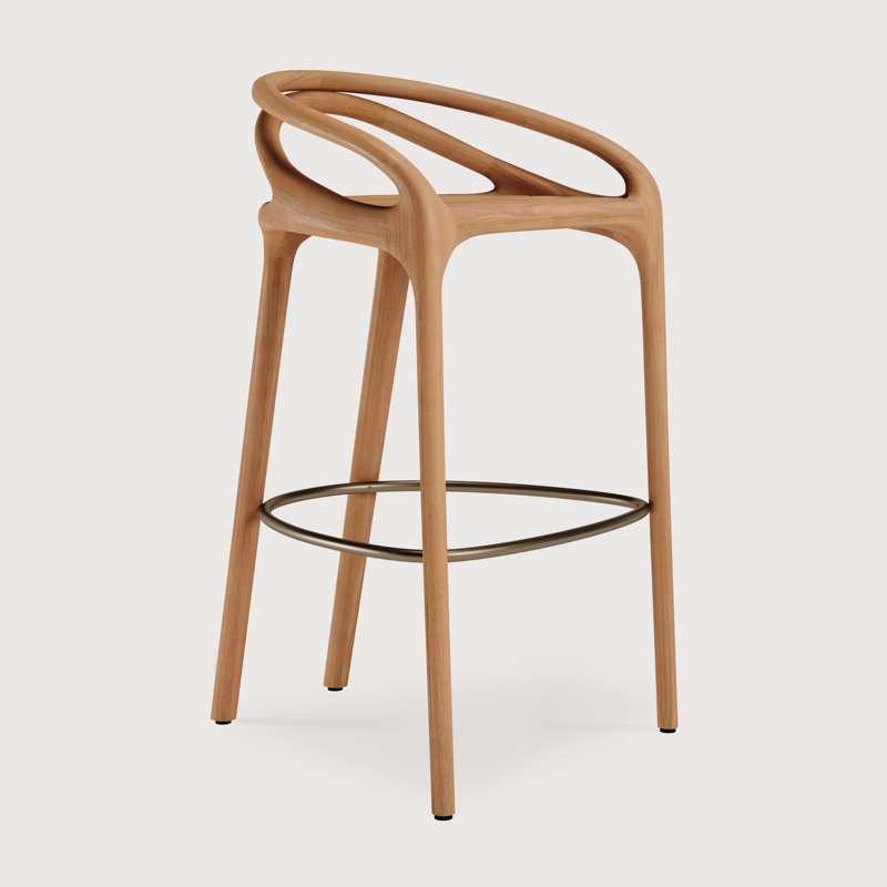 Morpho Outdoor Teak Bar Stool