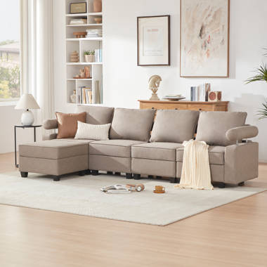 Ebern Designs Uba 5 - Piece Upholstered Modular Sectional Couch