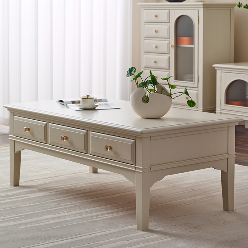 Table basse American Light Luxury, H 19,7 po x L 47,2 po x l 27,6 po