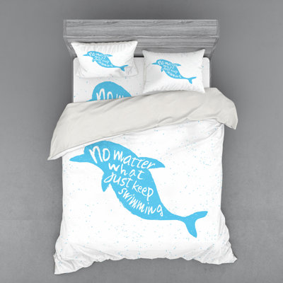 Dolphin Coastal Duvet Cover