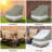 Waterproof Outdoor Swivel Patio Chair Cover, 2 Pack, (Grayish Green)