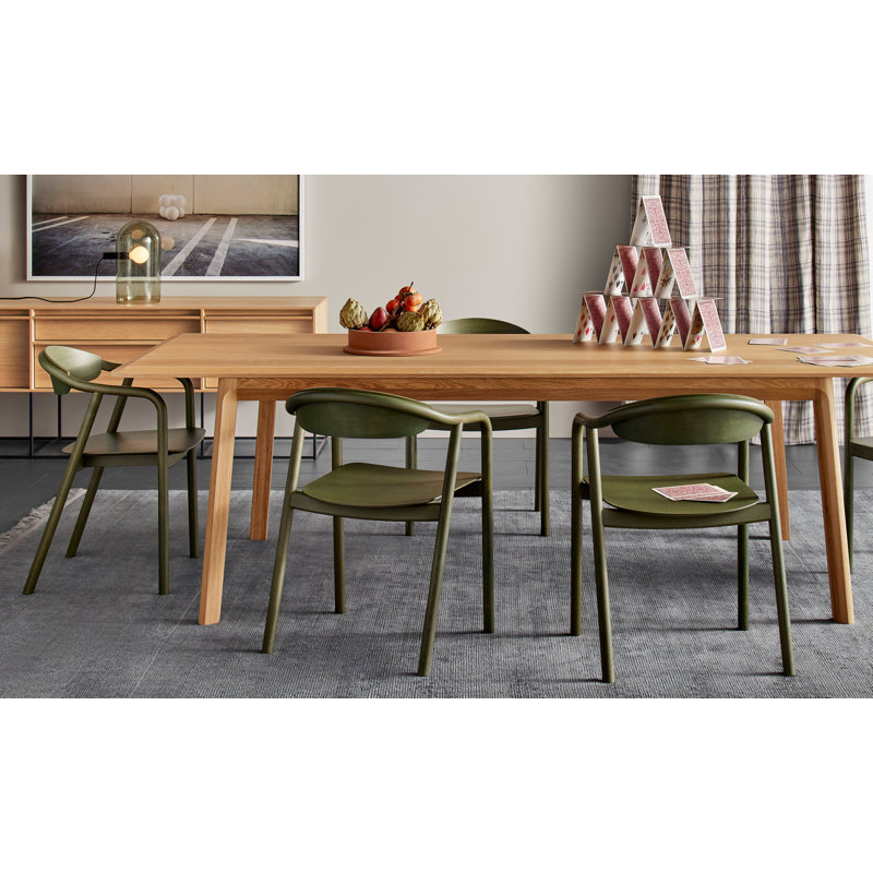 Chaise avec accoudoirs Dibs, Vert
