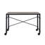 Bureau rectangulaire avec plateau en bois idéal pour le bureau ou le bureau dans la chambre ou le salon