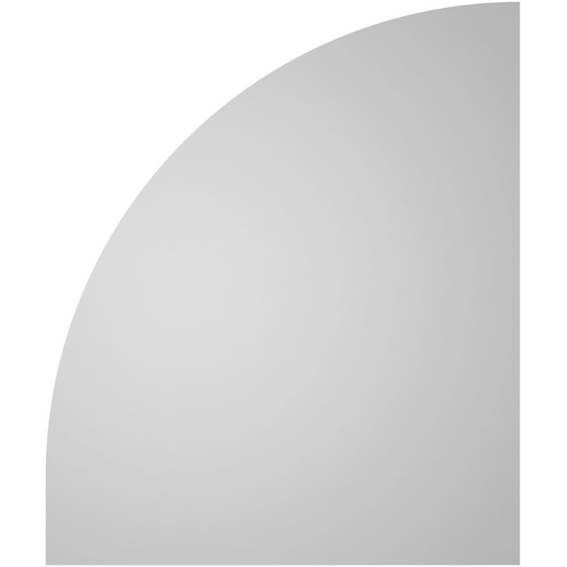 Ventilateur à pignon en uréthane non fonctionnel à finition quart-de-rond droit, brun clair, H 34 po x l 26 po x P 2 po