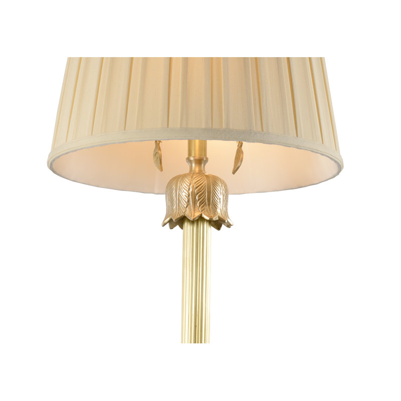Lampe de table 34 po noir antique / naturel