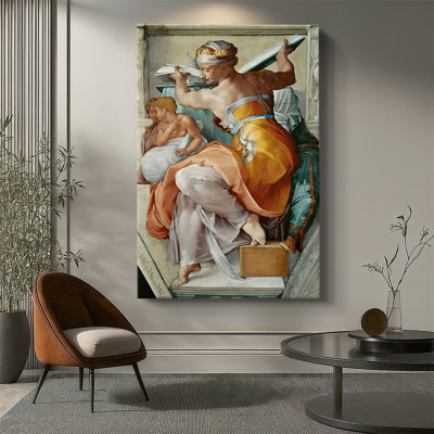Sibylle libyen - toile tendue par Michelangelo