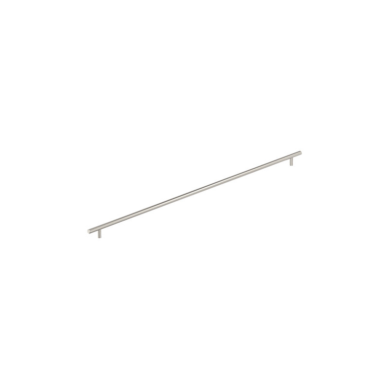 Poignées de barre centre à centre, Nickel satiné, 30 1/4", 1