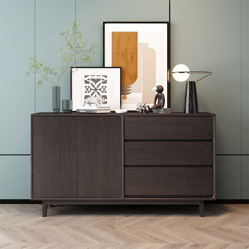 Buffet décoratif Wabi Sabi, H 35,43 po x l 62,99 po x P 15,75 po