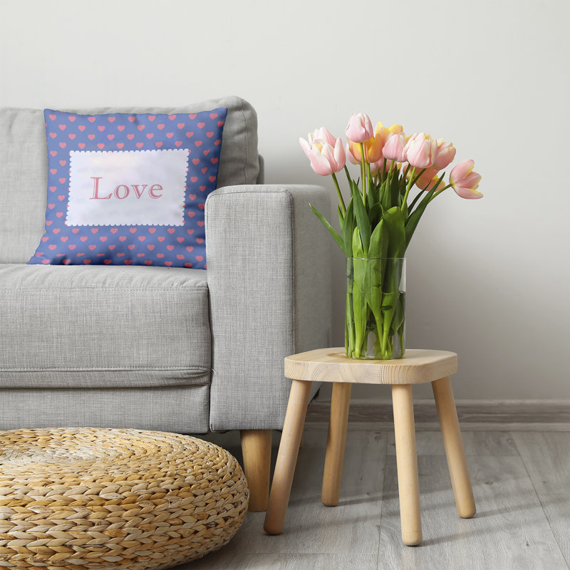 Reversible Throw Pillow, 26" H x 26" W, Square