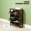 Armoire de rangement pour chaussures autoportante, armoire à chaussures pour vestibule
