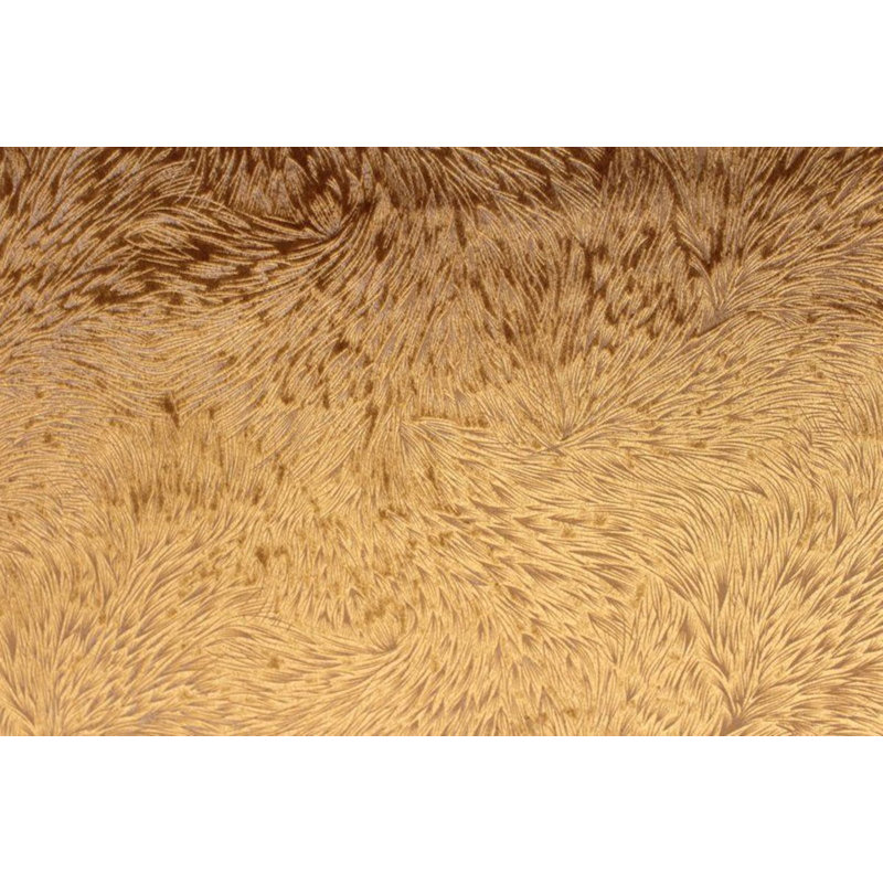 Tissu en velours Brocade Huntsville, 72 pouces en largeur, matériau gaufré pour le revêtement, le drapé, etc., Cuivre