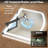 LED Bathroom Mirror with Lights Arched Vanity Mirror with Touch Sensor Lighted Mirror with Metal Frame Frontlit Anti-Fog Dimmable 3 Colors Temperature Shatterproof-861016232