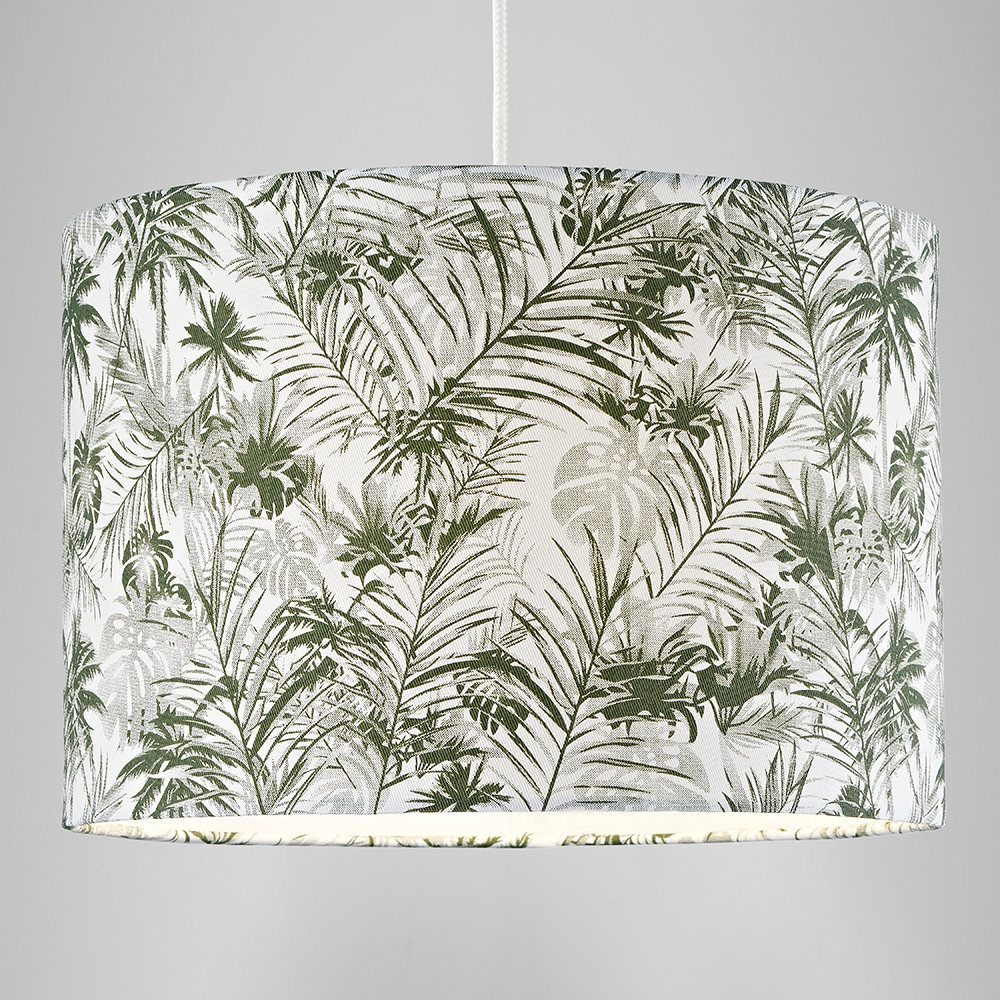 30cm Linen Drum Lamp Shade