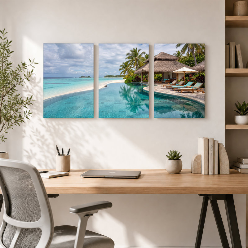 Ensemble de 3 toiles Infinity, 18"H x 12"W x 3pcs