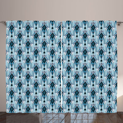 Semi Sheer Curtain Pair