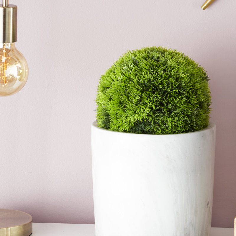 Faux Foliage Topiary Green Artificial Foliage Ball