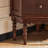 Nut-Brown Solid Wood Corner cabinet