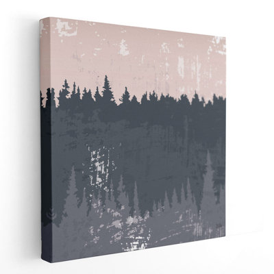 «Evening Forest II», reproduction d'art sur toile