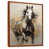 Brown Floater Framed