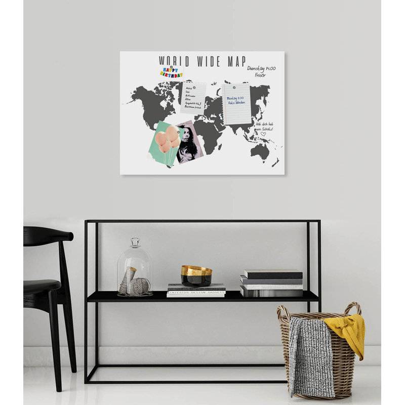 Magnetic Glass Photo Memo Board