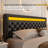 Meliz Modern Upholstered Bed Frame with 4 Bedside Drawers & Smart RGBW LED Lights, No Box Spring Needed, Easy Assembly,-1097573246-1099533956