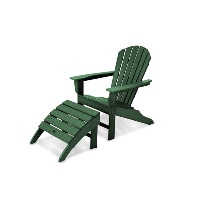 POLYWOOD South Beach Adirondack 2-Piece Set
