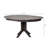 Contemporary Round Extendable Solid Wood Dining Table