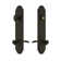 Arc Tall Plate Complete Entry Set with Single Cylinder Deadbolot and Bellagio Lever