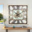 Horloge murale surdimensionnée carrée 24 po pour le salon avec la collection America-94246283