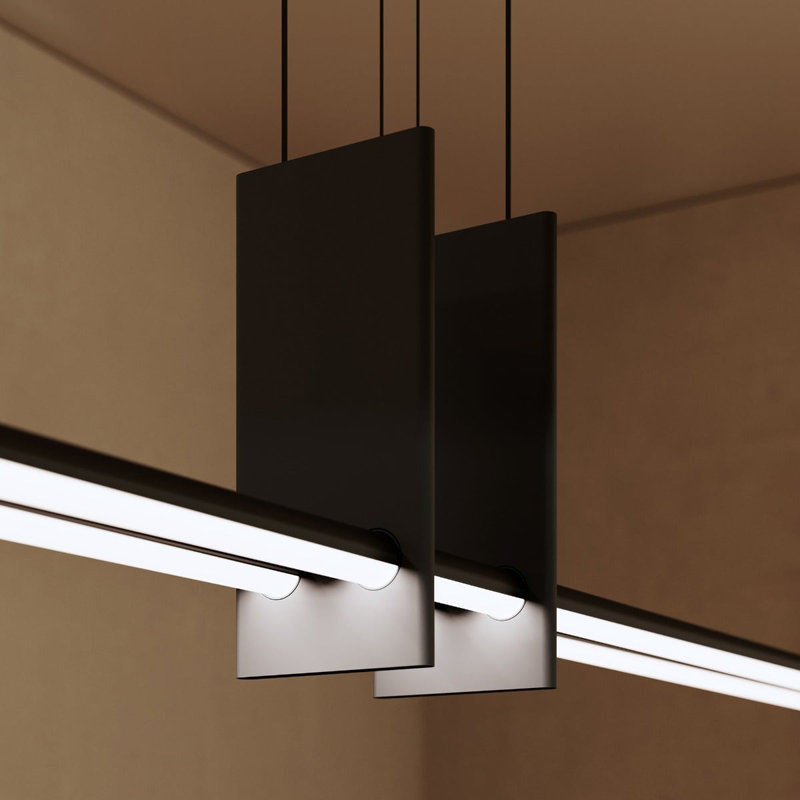Fino 2 - Light LED Pendant, Satin Black