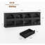 Console arquée 78,7 "avec rangement, canapé à 3 niveaux pour salon d'entrée, noir-1386221408