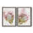 Toile avec cadre gris