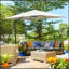 Parasol sophistiqué de 8 pi Cantilever