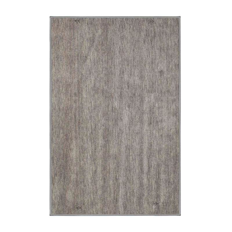 Tapis gris zone contemporaine, Rectangle 5 pi x 7 pi