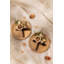 Boutonnières Ling's Moment en brun noyer et beige sable (ensemble de 2)-134044726
