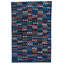 Tapis bleu Quiroz