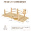 Passerelle de jardin en bois Epicozy Classic-98730254