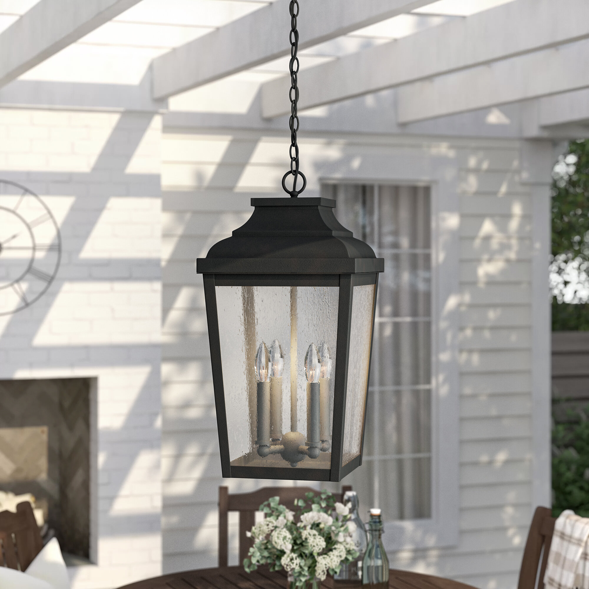 Three Posts™ Mayhugh 4 - Light Outdoor Hanging Lantern & Reviews | Wayfair