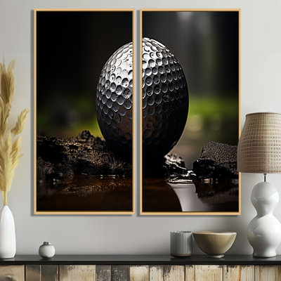Golfers Focus - Golf Canvas Wall Art