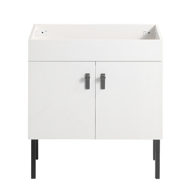 28 29.9'' Single Bathroom Vanity Base Only, White