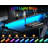 48 Inch L Shaped Gaming Desk: Reversible With USB Charging Ports, LED Lights, Storage Shelves, Monitor Stand & Power Outlets, Black
