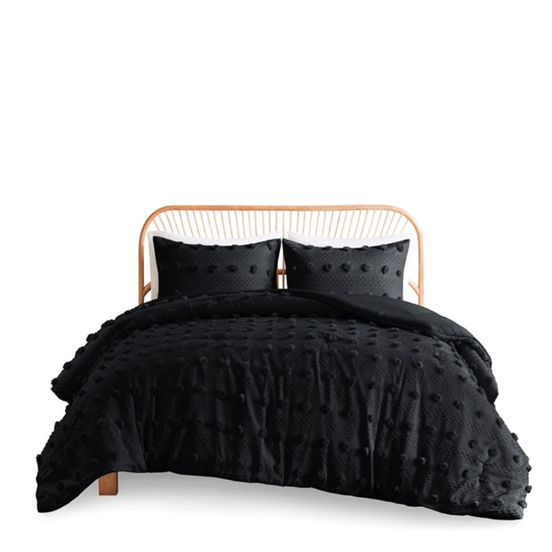 Édredon très grand / très petit - noir, tissu en microfibre facile à nettoyer, Édredon très grand + 2 pièces supplémentaires