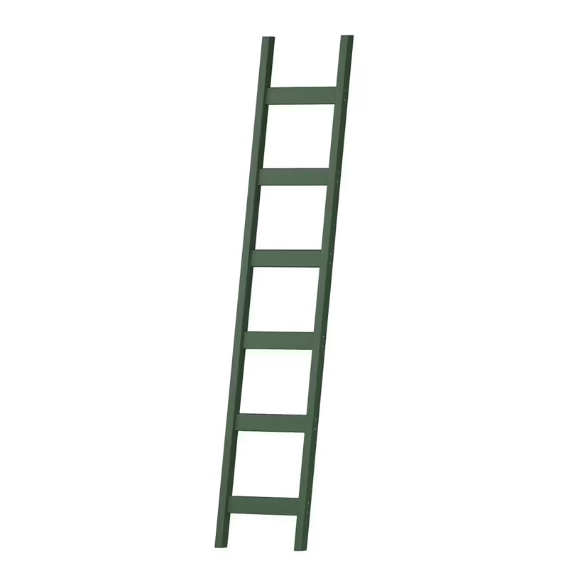 Nayaliz 188 cm H x 36 cm W Ladder Bookcase, Green