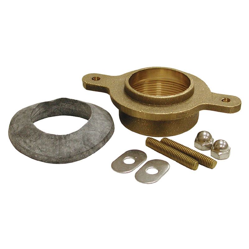 Jones Stephens 2 IPS X 4-1/2 Brass Urinal Flange Kit