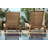 Capri Outdoor Teak Wood Chaise Lounge Set