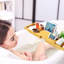 Serviteur de baignoire en bambou Rosina