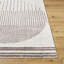 Machine Washable Shaggy Boho Dark Brown Area Rug-2136099036